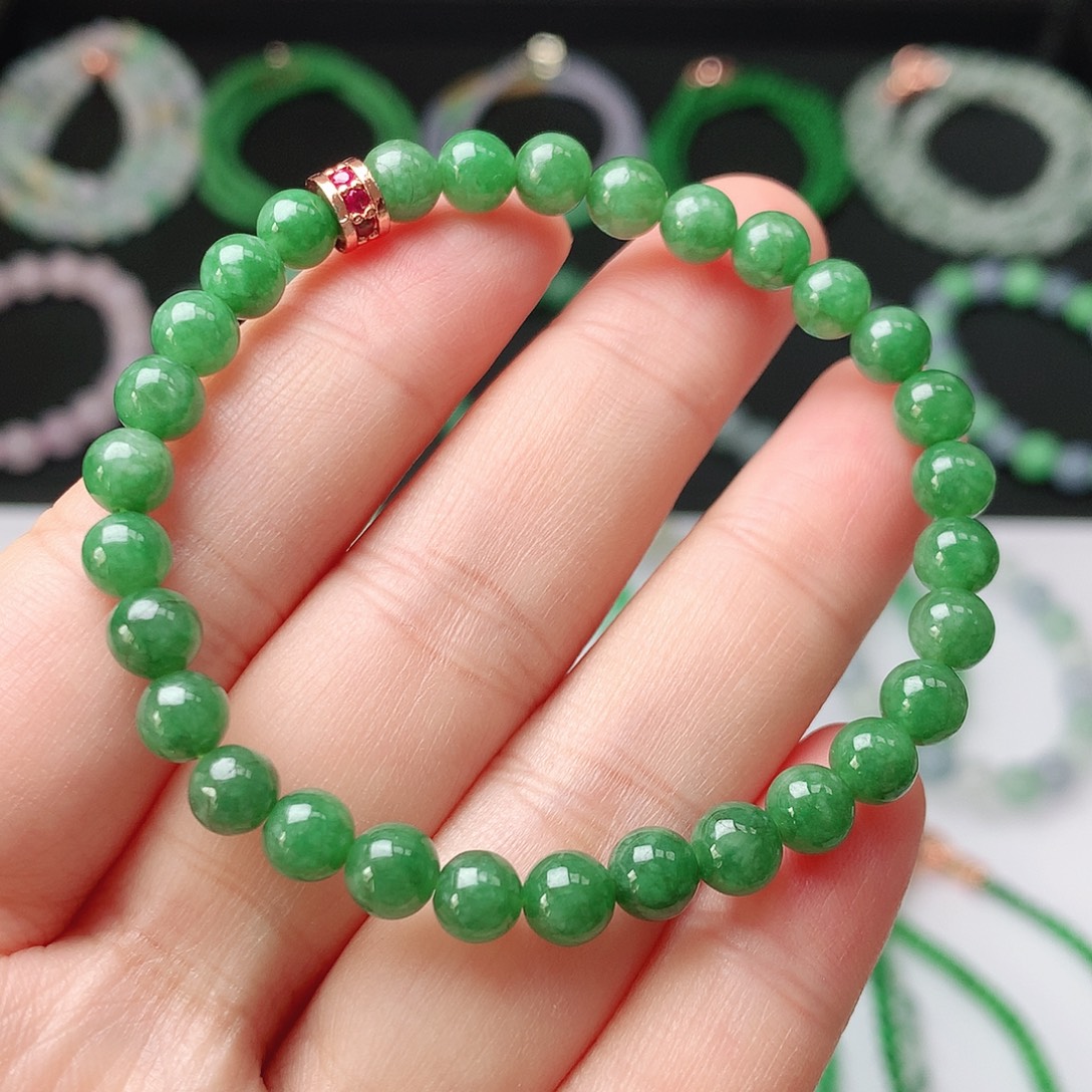 翡翠未镶嵌手链翡翠