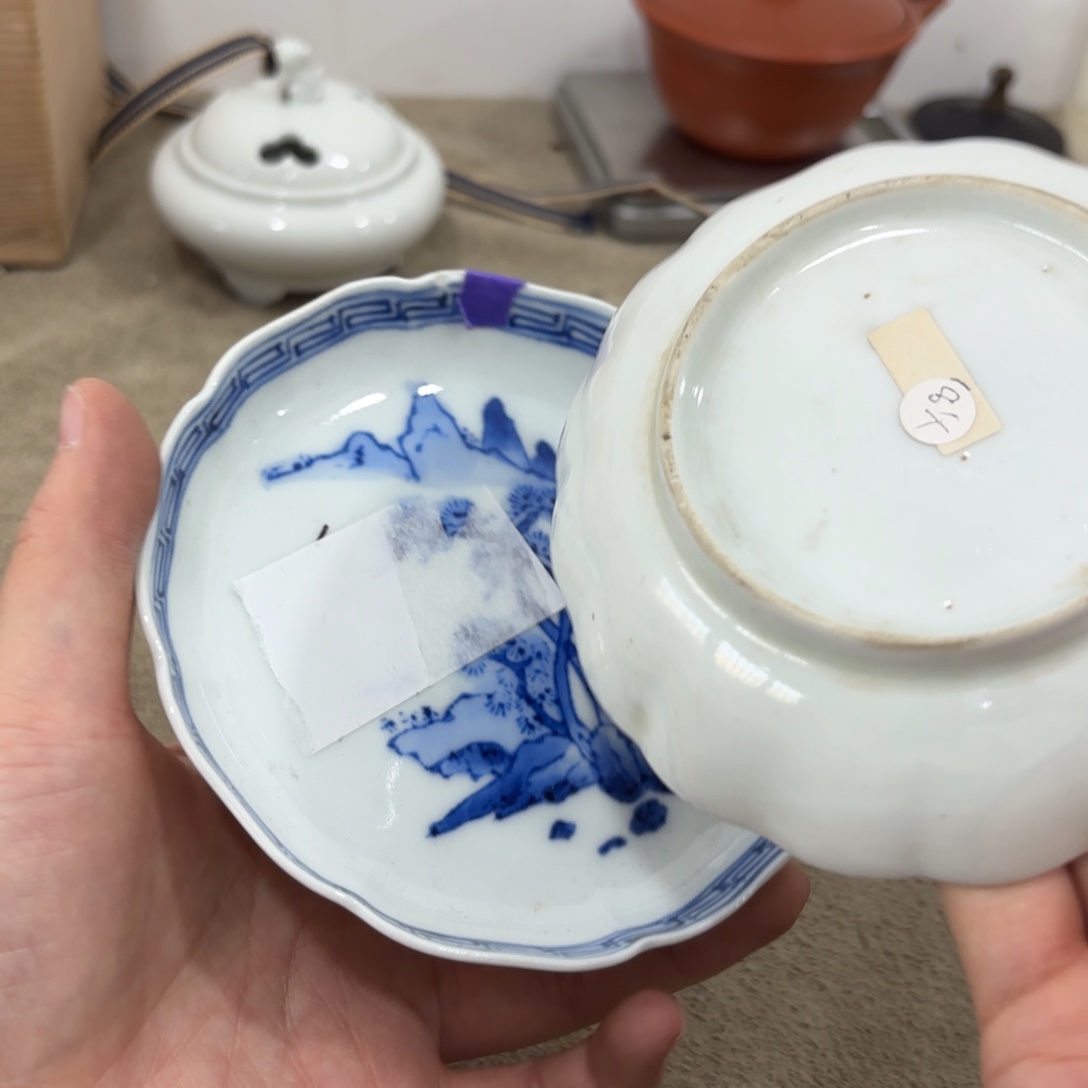 瓷片非常好看漂亮的物品 