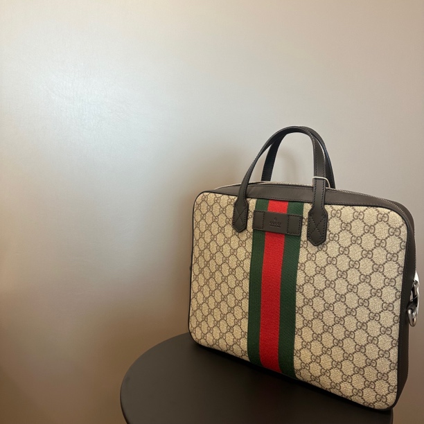 95新 GUCCI/古驰 古驰/古驰公文手提斜挎包/送中检2173