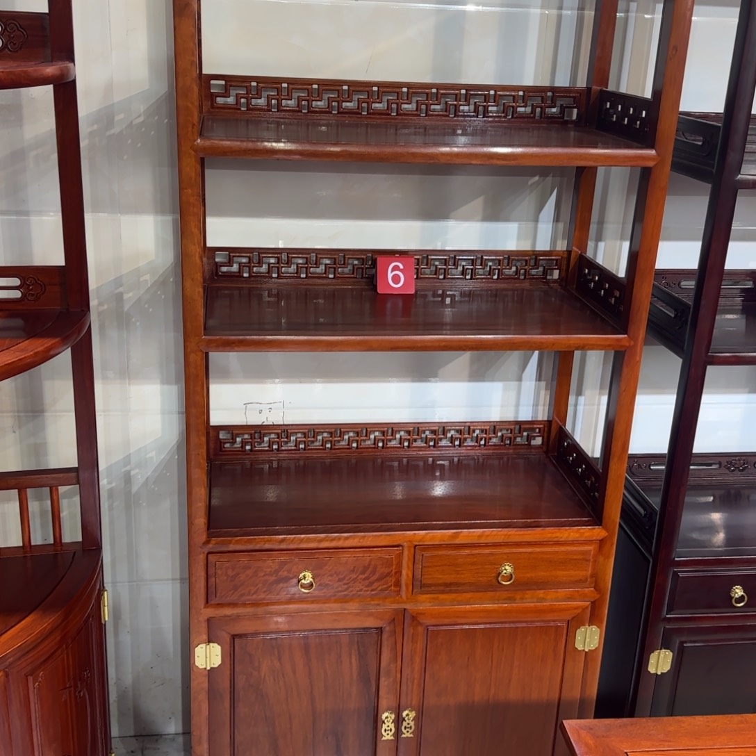 䕒***祥成套家具花梨木类越南花梨78乘35高178大书柜