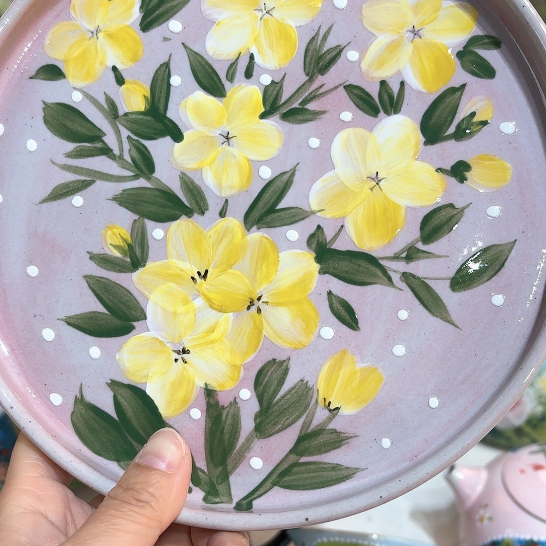 景德镇手绘高温釉下彩陶瓷茶具