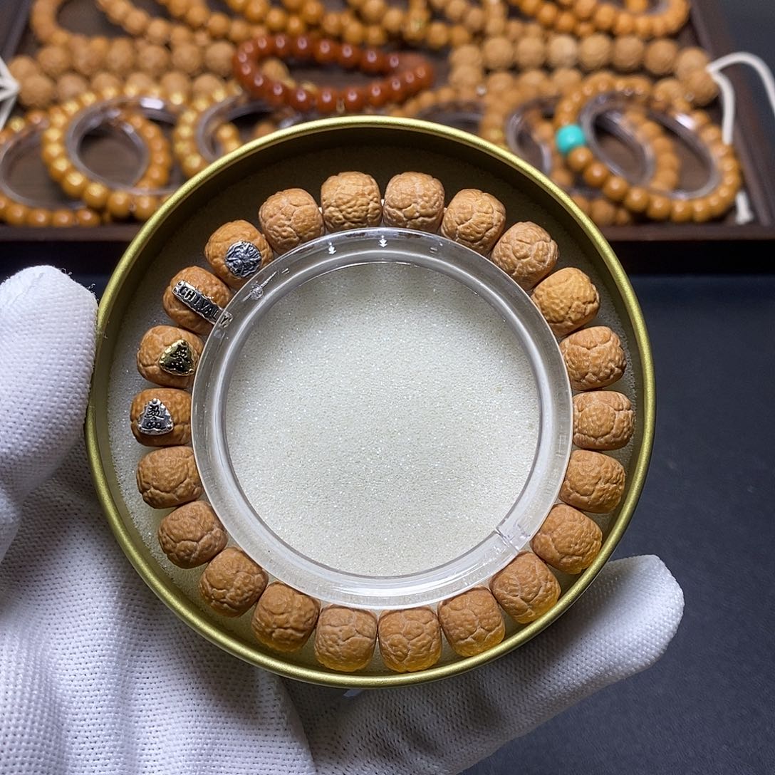 猴头核桃手串四标饕餮10左右全品54号