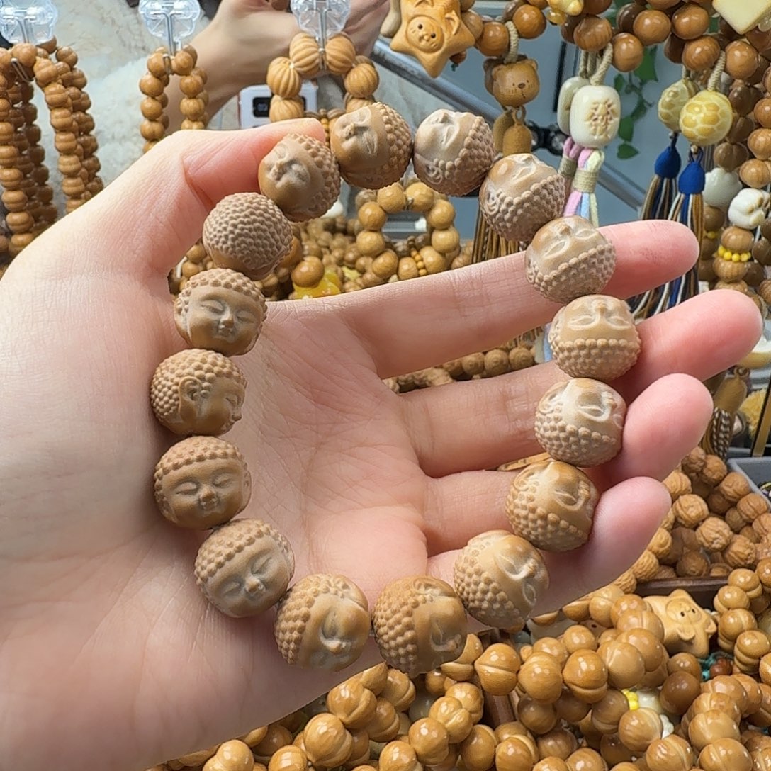 路****菩提籽类猴头手串