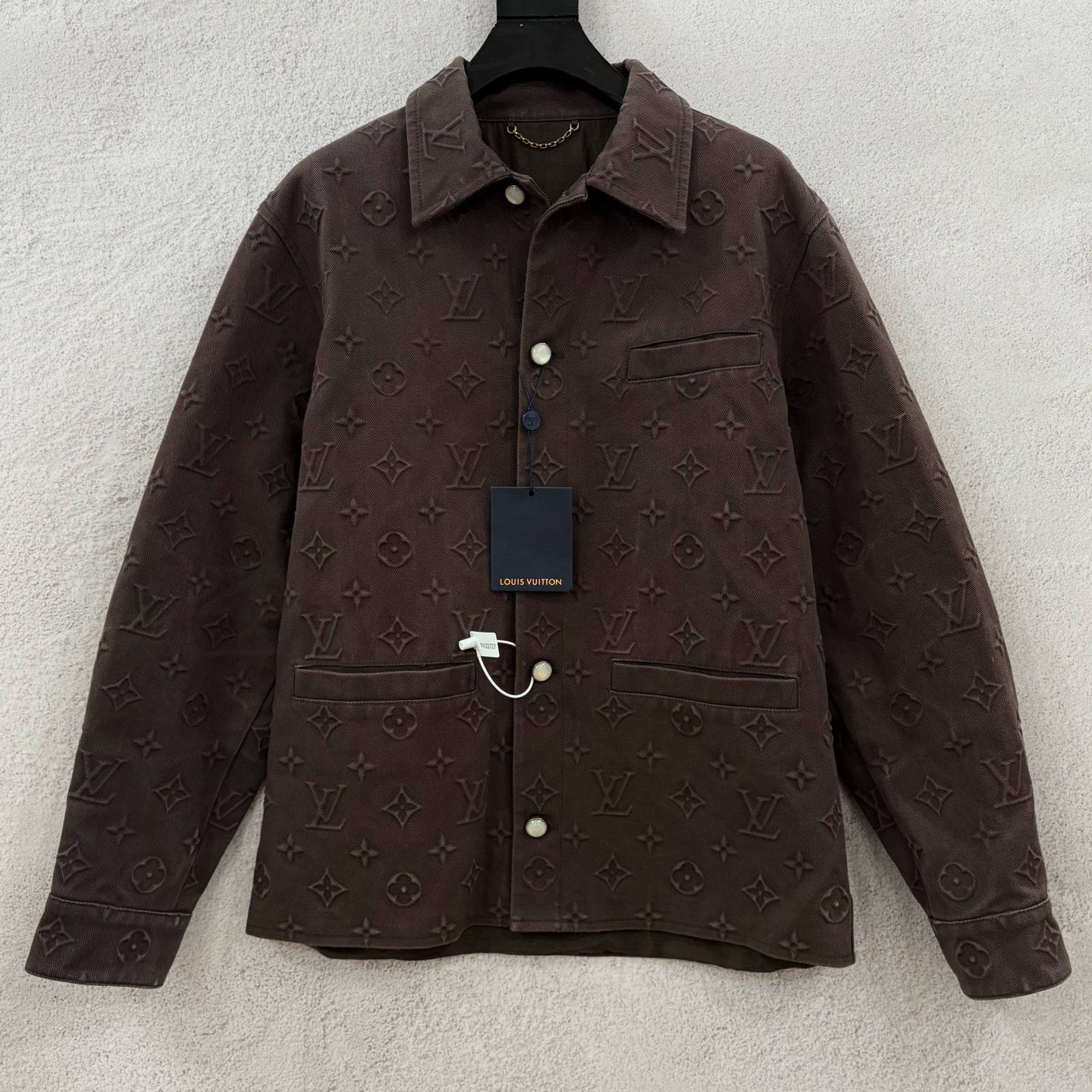 未使用 LouisVuitton/路易威登 压纹单排夹克外套 44码 YH22727