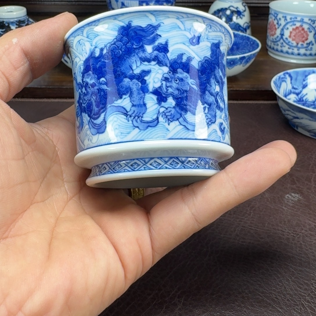 瓷片当代景德镇陶瓷手绘茶具