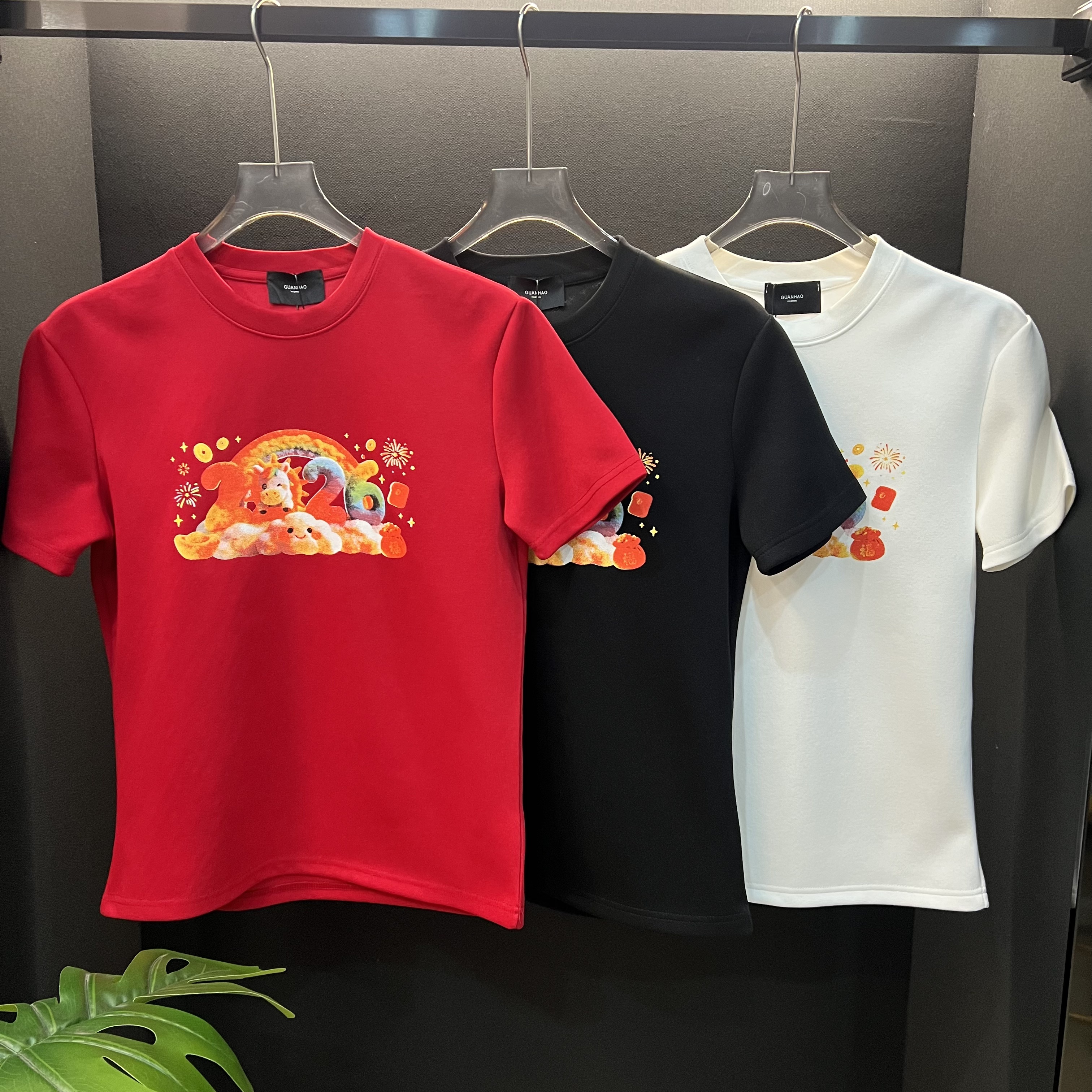 男士打底衫短袖加厚内搭高级感男装秋冬新款男士圆领半袖百搭上衣