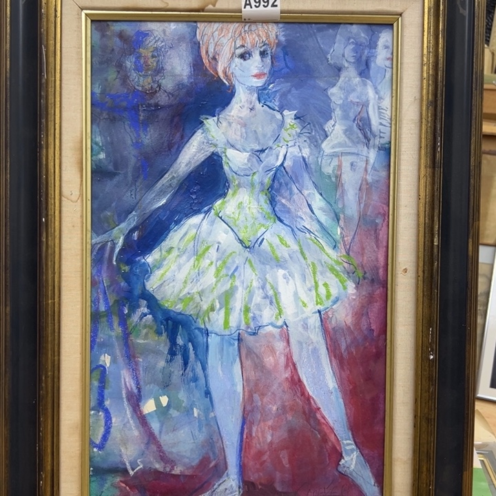 亚***洪版画中古商品992哈哈