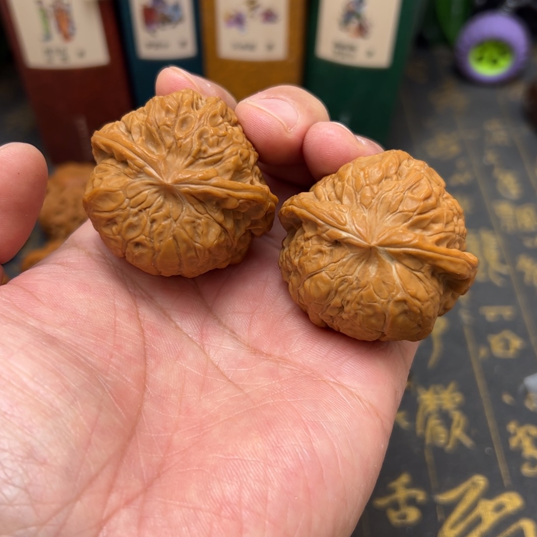 文玩核桃把件南瓜墩全品蛇头异型