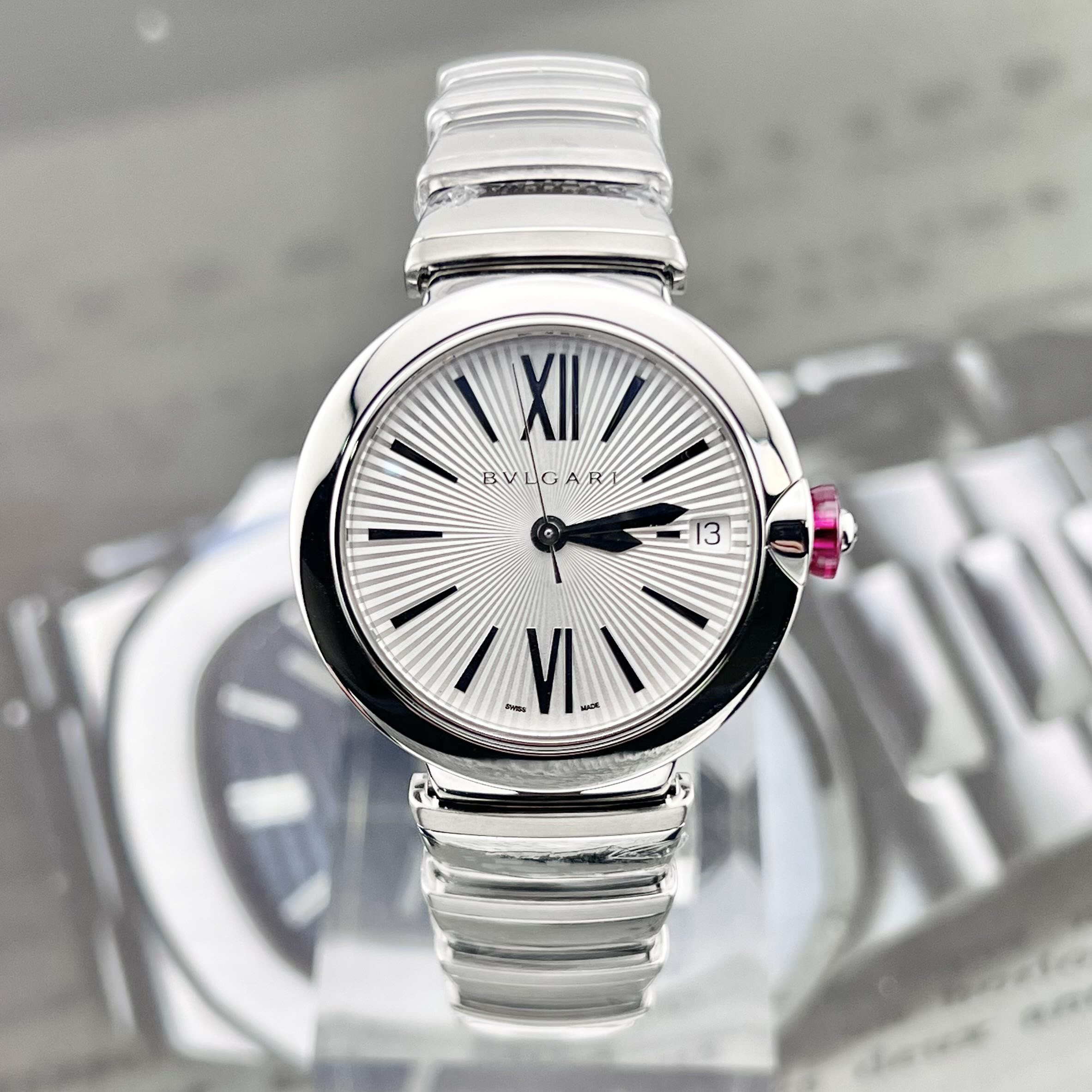 99新 BVLGARI/宝格丽 单表 102219 精钢 自动机械 灵蛇 