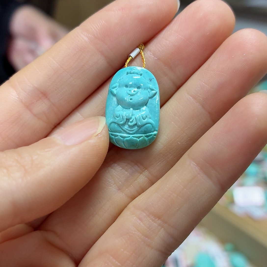 未镶嵌绿松石珠宝奇石