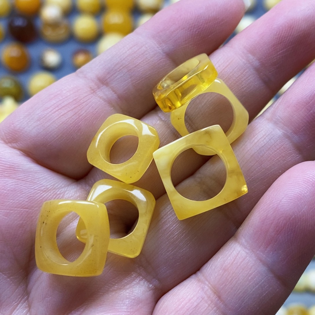 琥珀珠宝奇石未镶嵌尺寸9-11