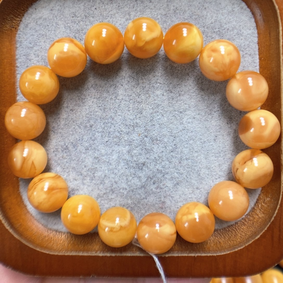 蜜蜡手串未镶嵌蜜蜡
