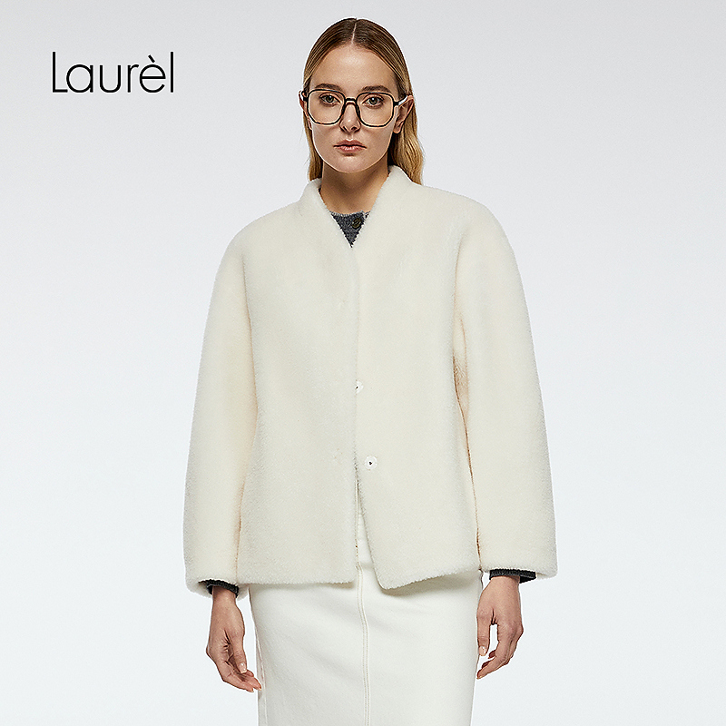 Laurel劳芮25秋新款宽松直身外套LWD363R00200