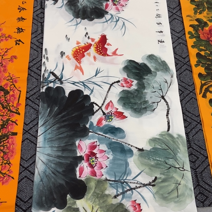 枕书斋画廊的直播间