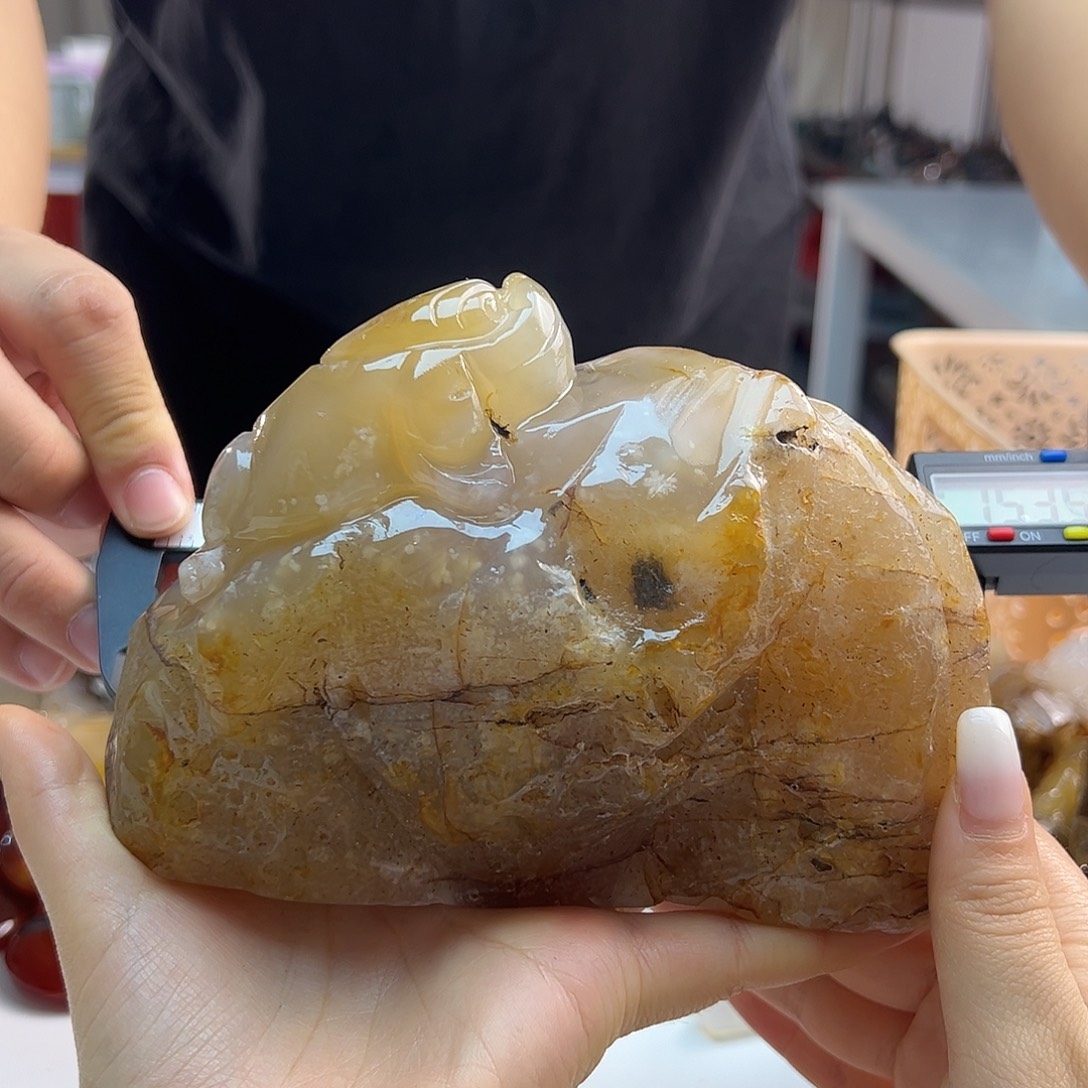 玛瑙/玉髓未镶嵌吊坠(不含链)