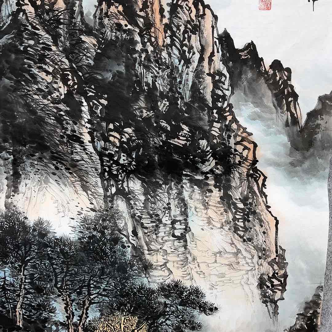 绘画听*者韩江书画石庆骥