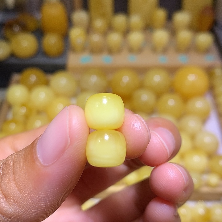 裸石蜜蜡未镶嵌天然俄料白花蜜蜡精工老型10
