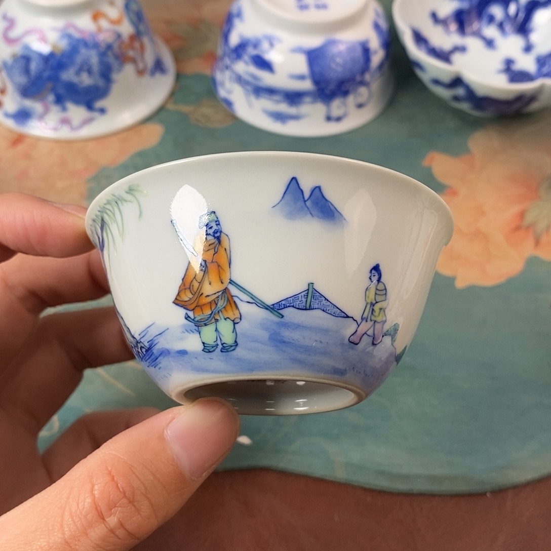 杯草**间现代景德镇全手工全手绘茶具1688888