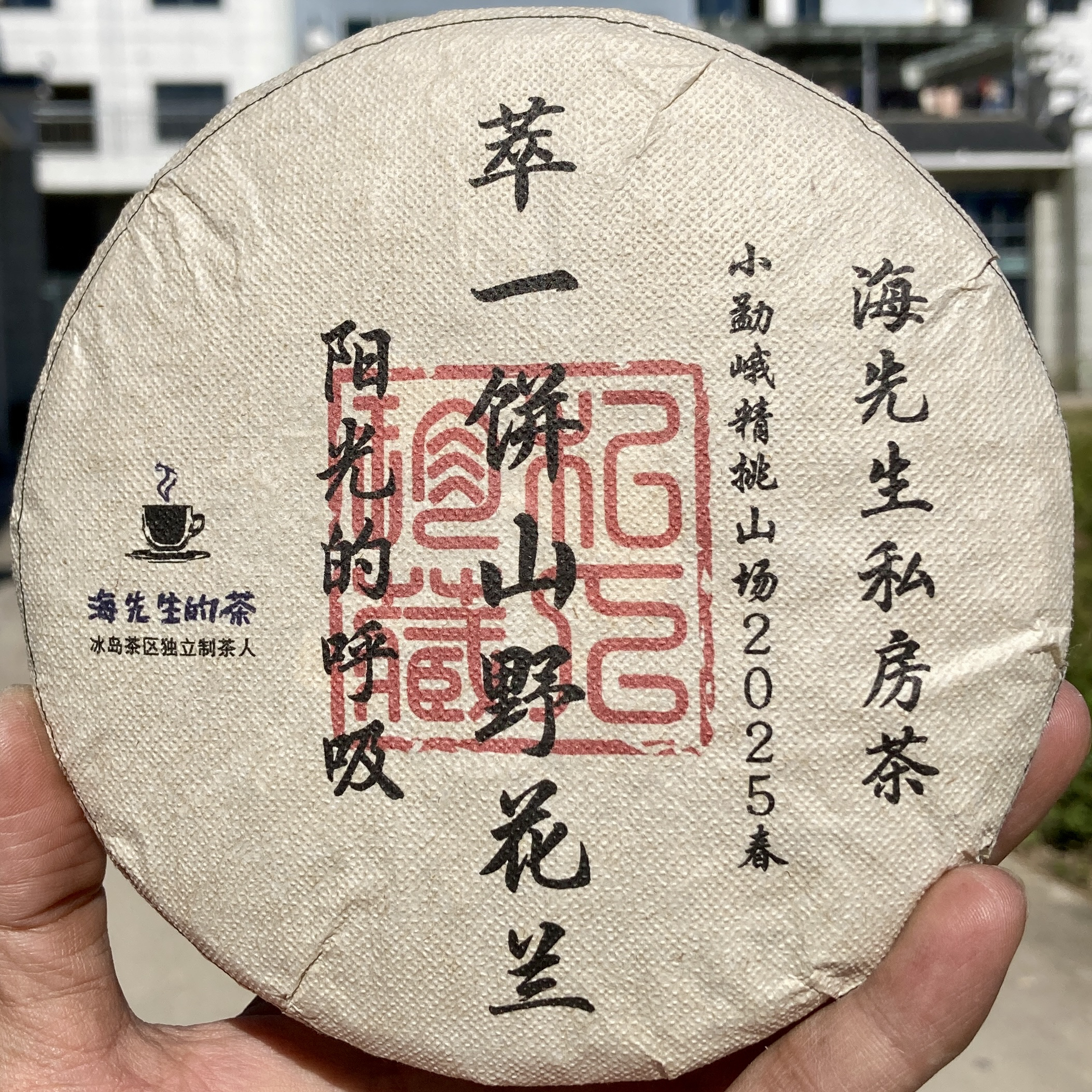 日饮中和必喝榜：用云南的山风阳光萃一饼山野花兰小勐峨213g春茶