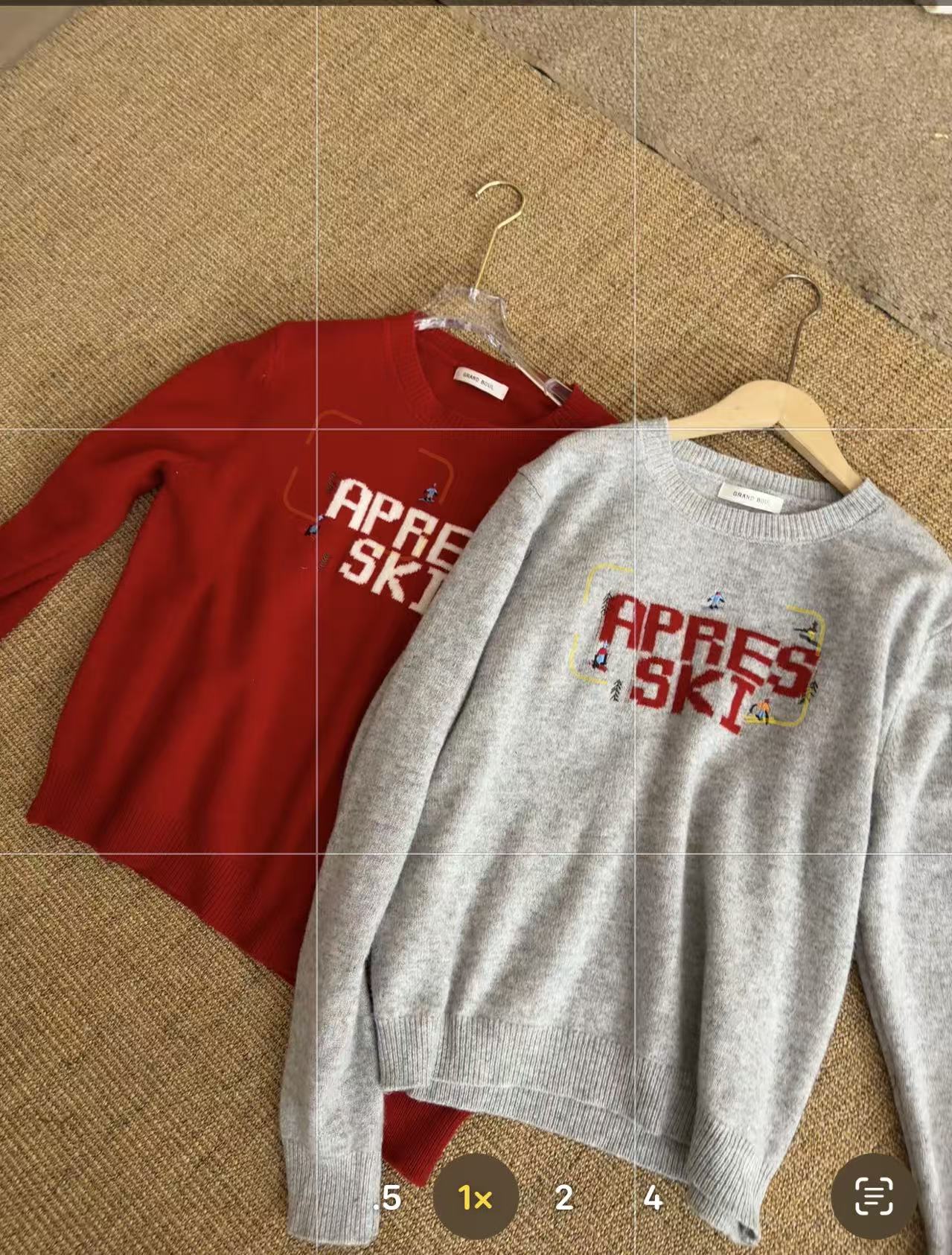 【小胖家】52576秋冬百搭字母圆领毛衣