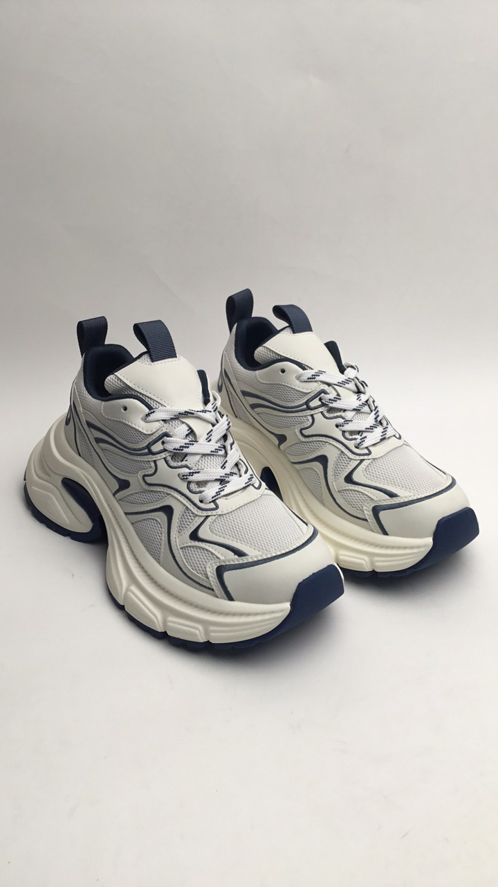 步鞋休闲鞋时尚休闲鞋低帮增高厚底ro网面老爹鞋修面皮潮流春季