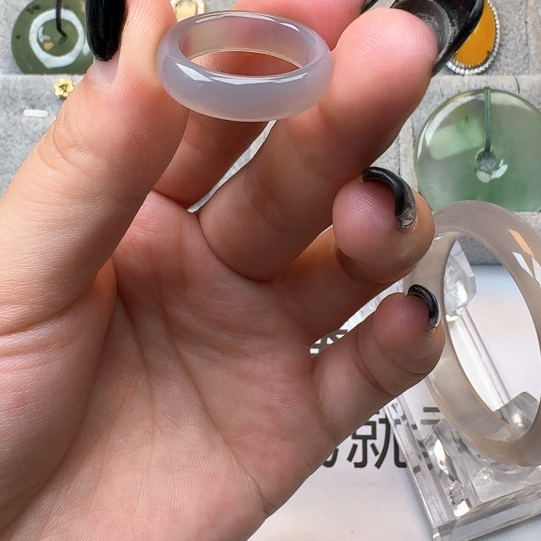 玛瑙/玉髓戒指未镶嵌