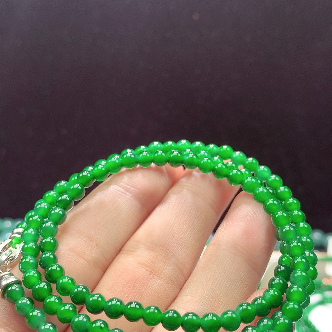 翡翠手链未镶嵌项链