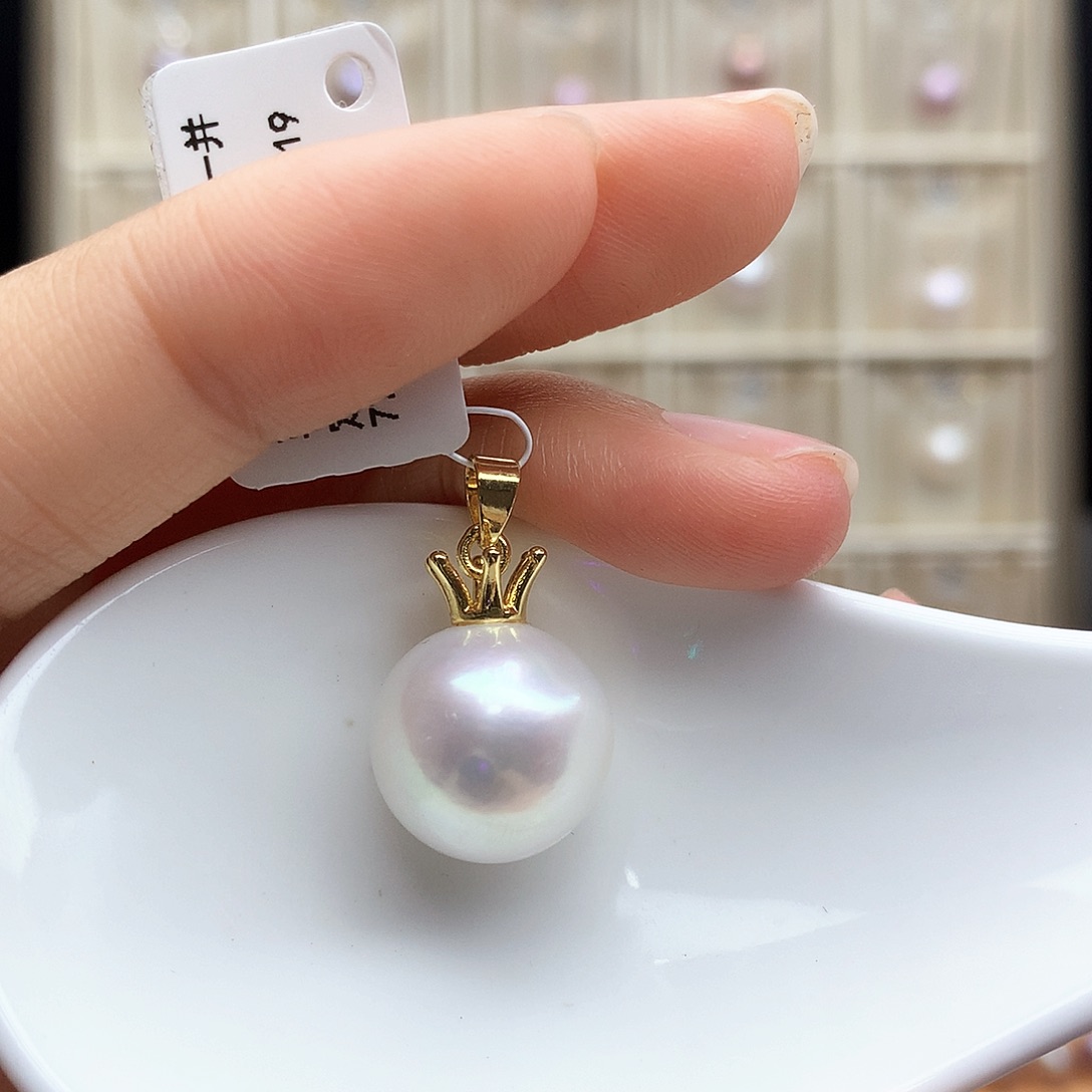 颈饰合金淡水珍珠