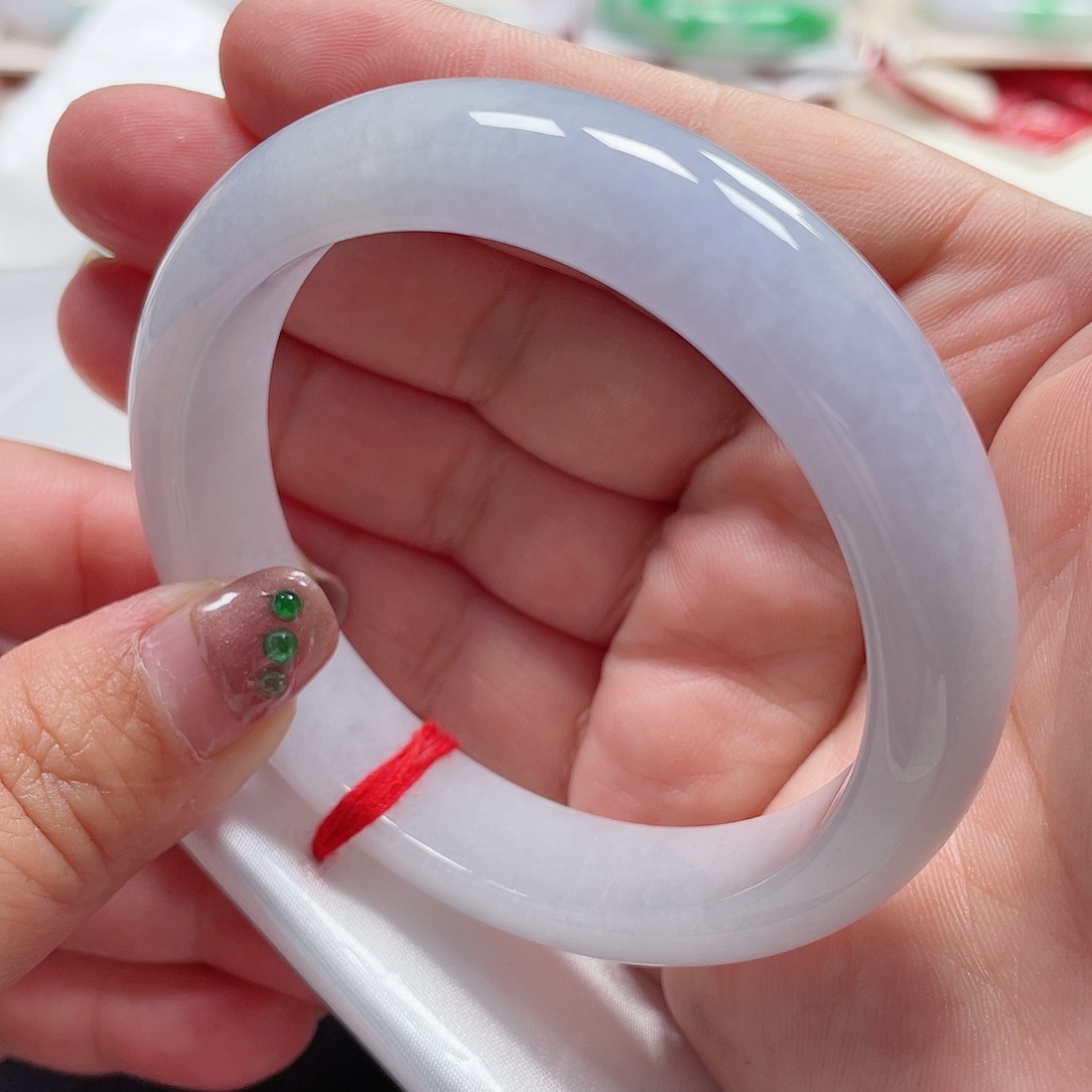 翡翠手镯未镶嵌缅甸翡翠手镯58圈