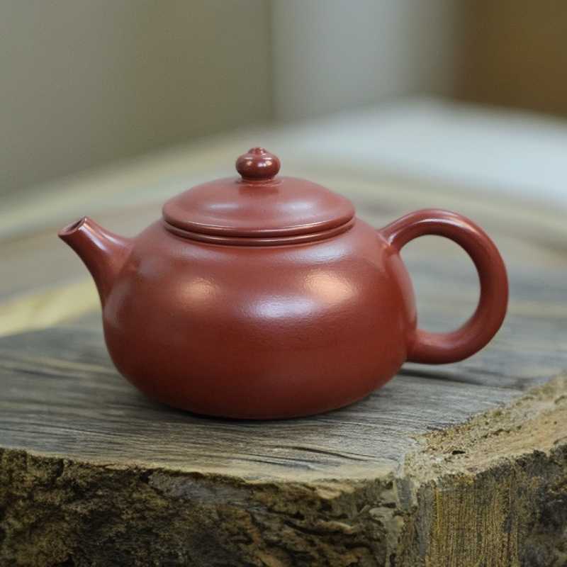 【寒江】约150毫升壶原矿朱泥寒江孤影家用功夫高档泡茶壶茶具