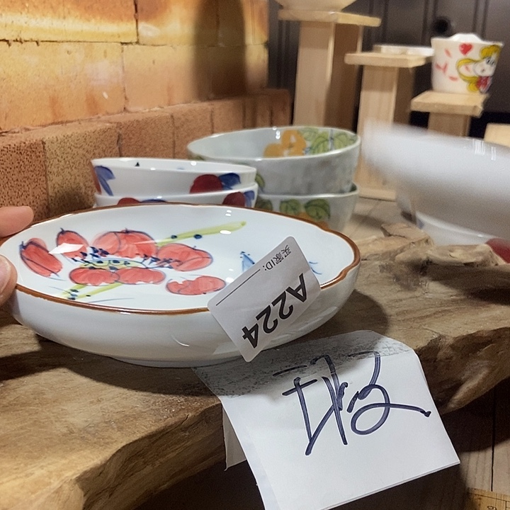 暇疵景德镇手绘高温釉下彩