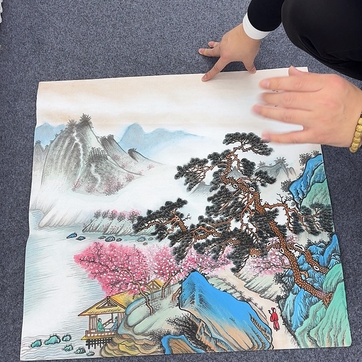国画手绘国画作品