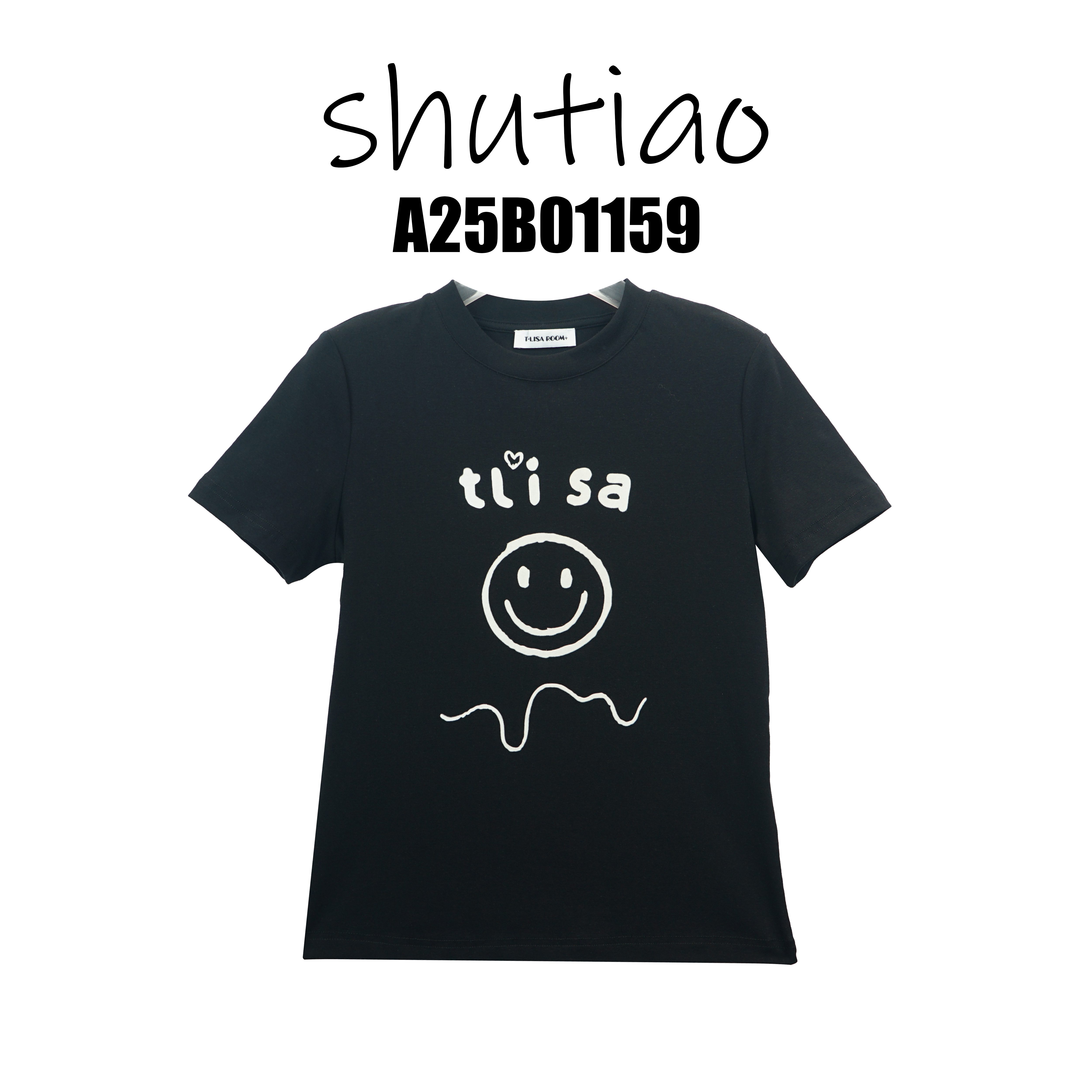【SHUTIAO】2025春夏：新款小众设计款T恤A25B01159
