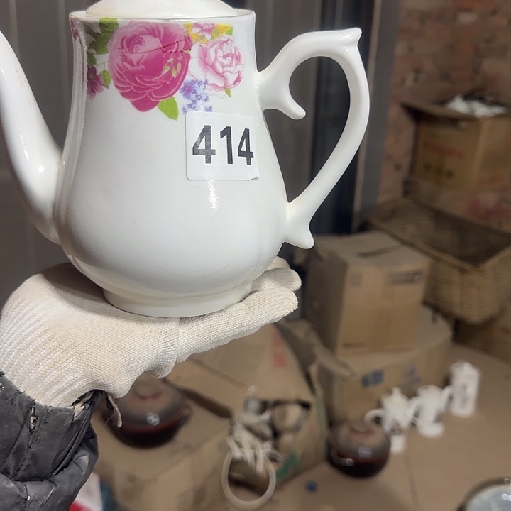 库存瓷片多空茶壶