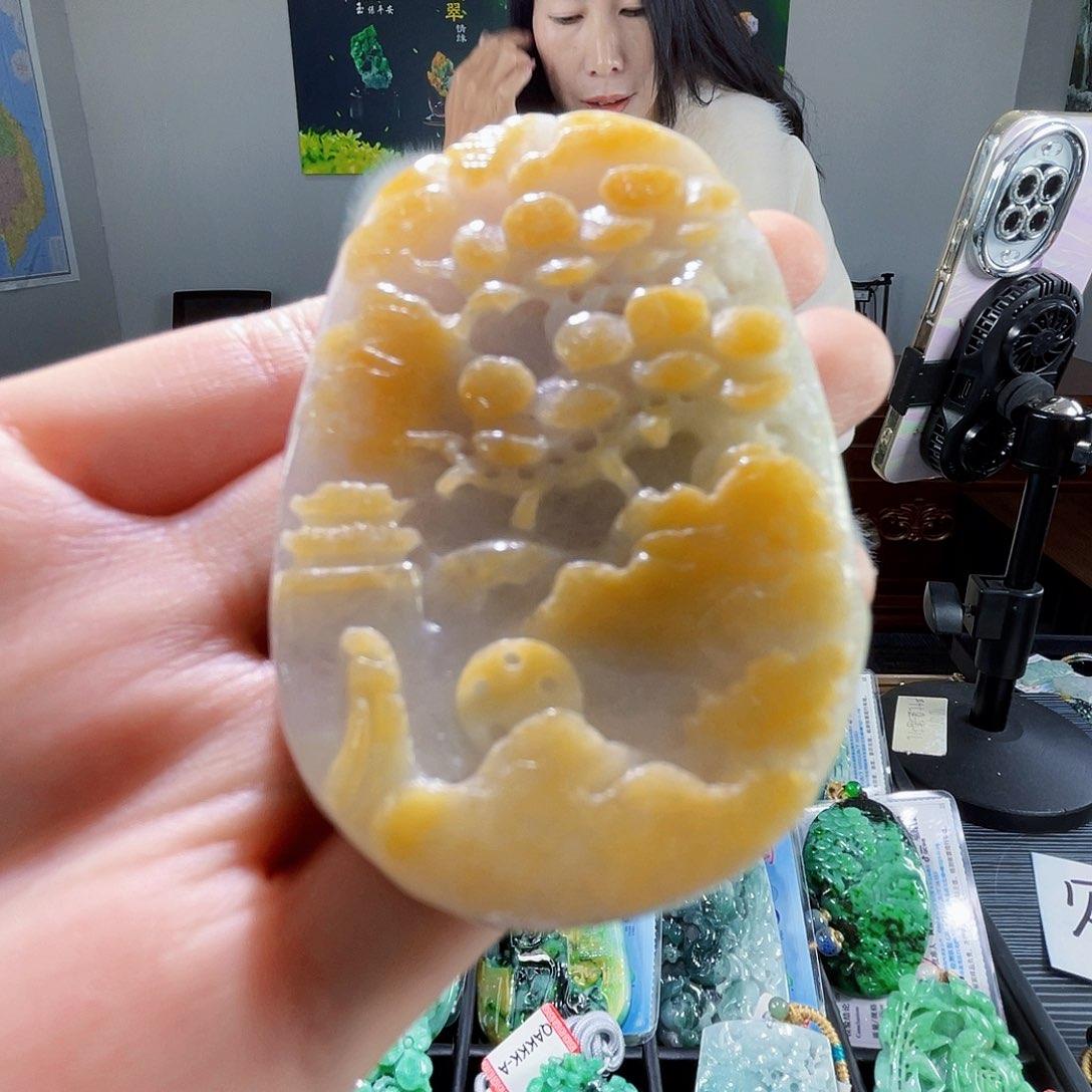 颈饰未镶嵌翡翠翡翠