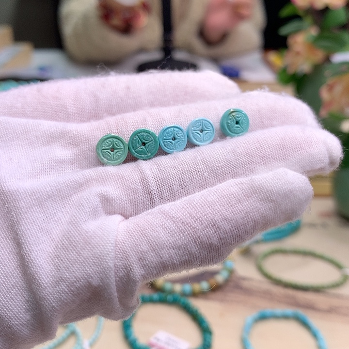 绿松石未镶嵌配饰