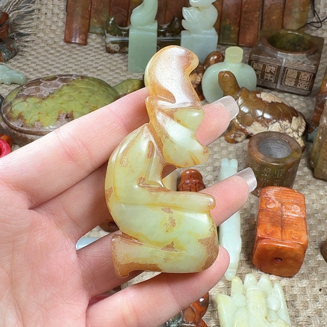 白玉菩提吊坠挂件