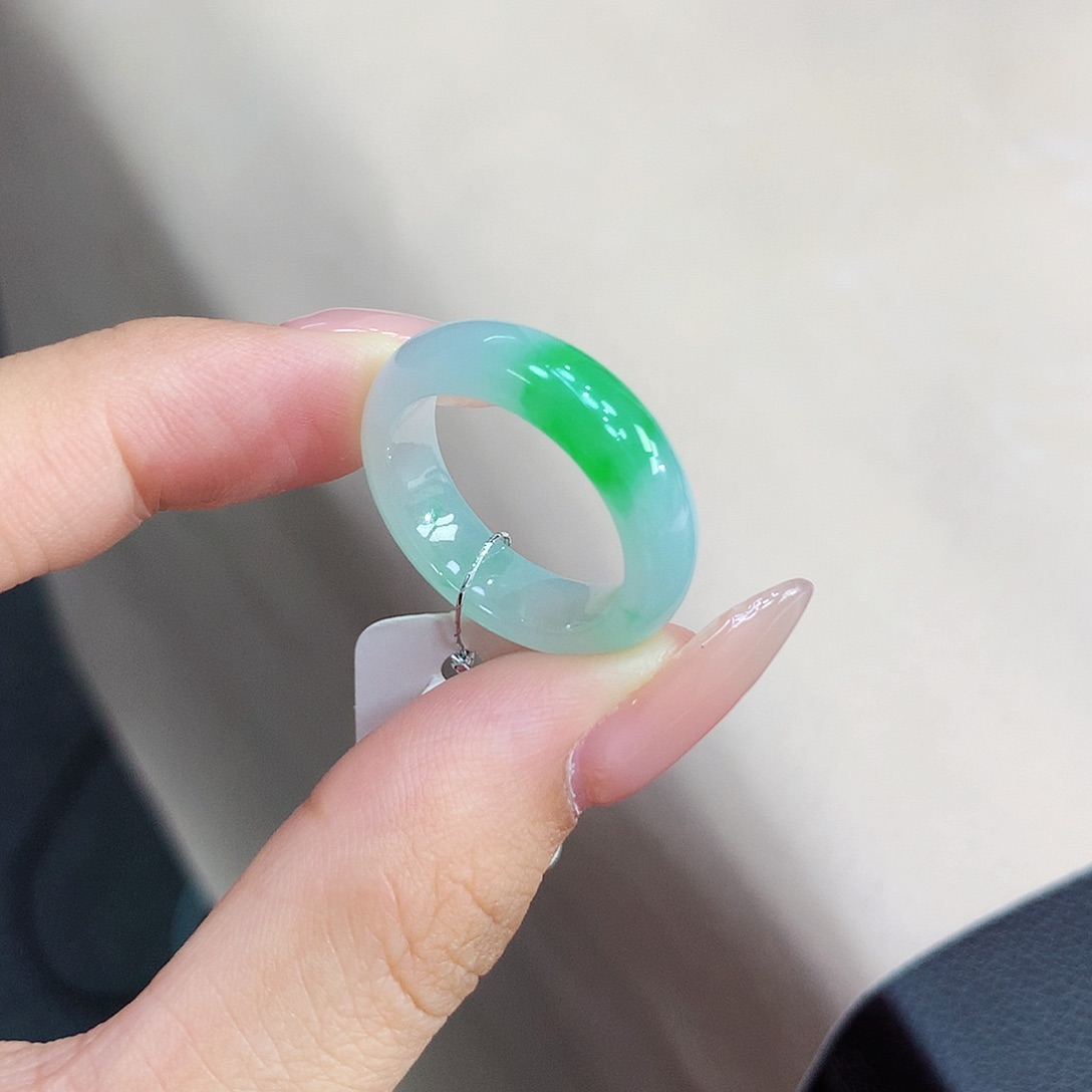 未镶嵌戒指翡翠15号