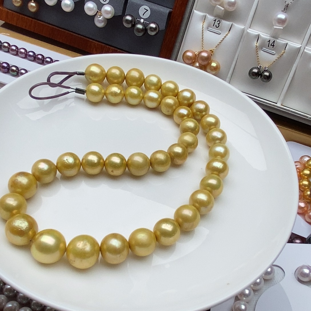 合金颈饰淡水珍珠