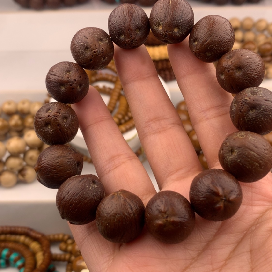 【闪购商品】紫金鼠手串原皮前鼠后猫正圆16