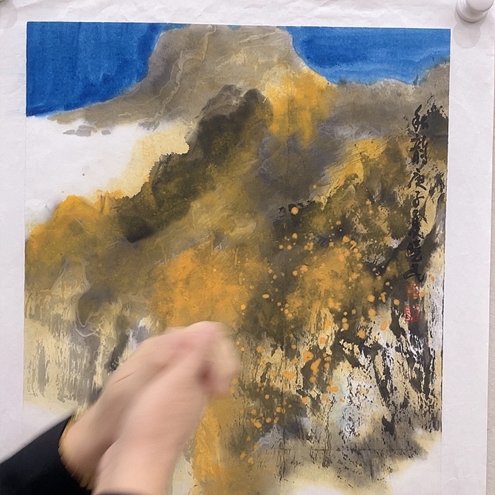 国画毕晓民国画作品