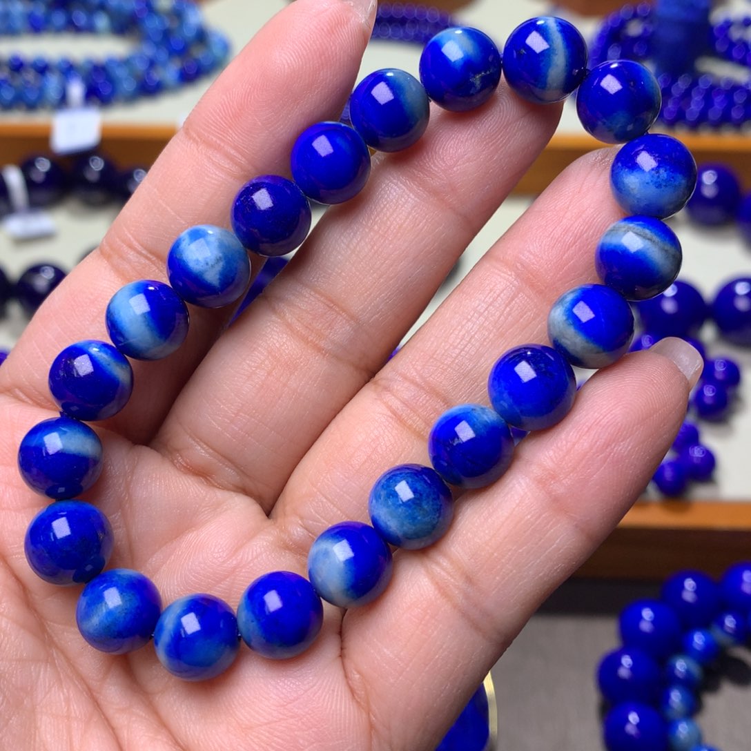 青金石手链未镶嵌9.5m