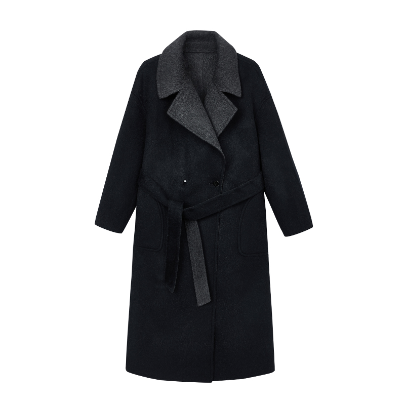 【达人专属】高智风羊毛大衣W9827