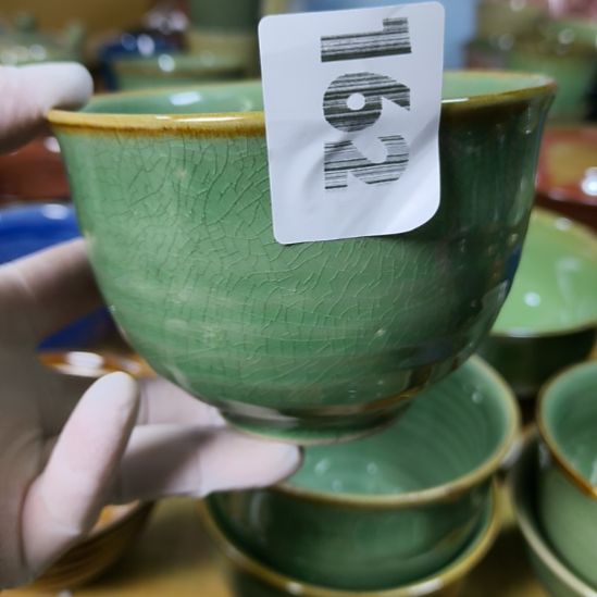 瓷片磁州窑五厂盘碗壶杯有瑕疵