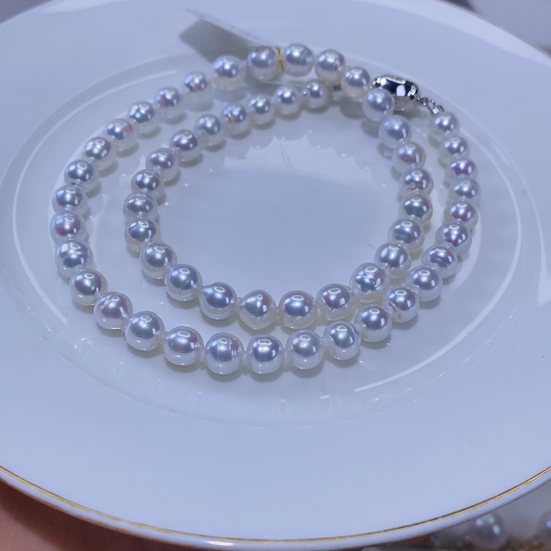 淡水珍珠颈饰合金