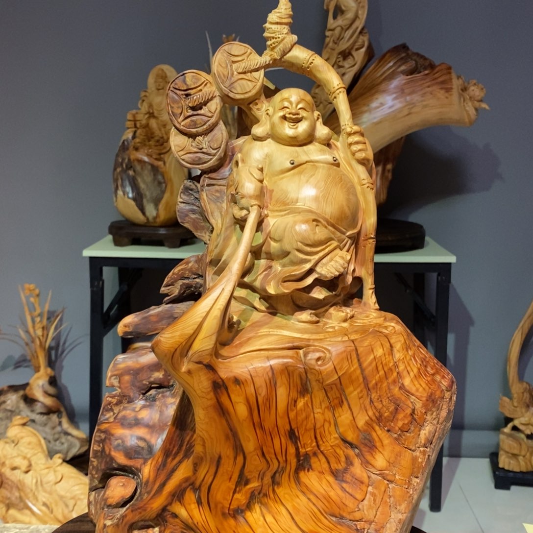 柏木（崖柏）崖柏木雕刻