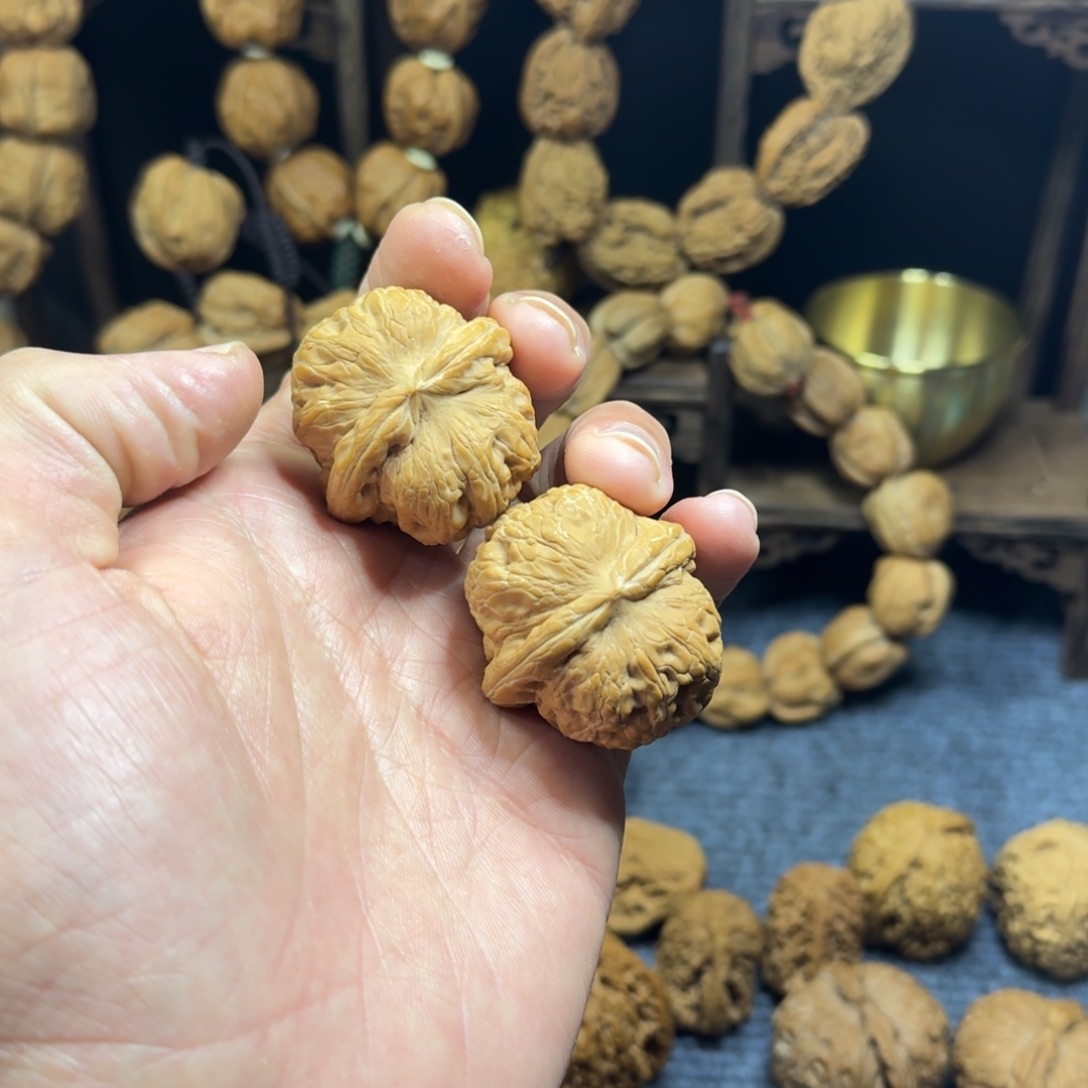 把件文玩核桃元宝39尺福利