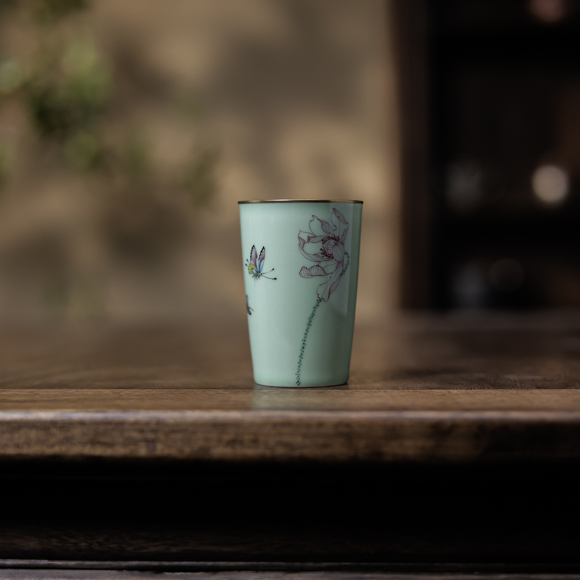 【九姐爱喝茶】碧荷花-华隐堂-暖手杯（华隐S0787）