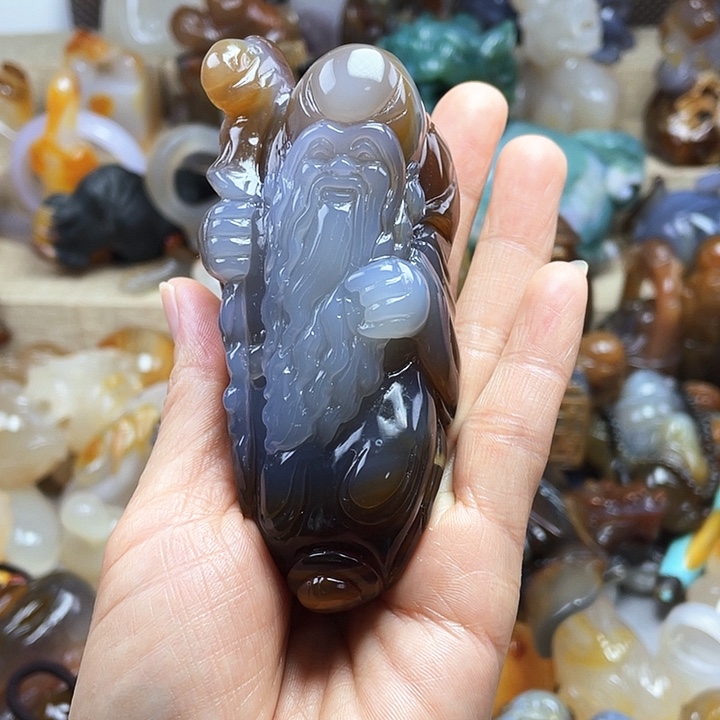 玛瑙/玉髓饰品未镶嵌神**主