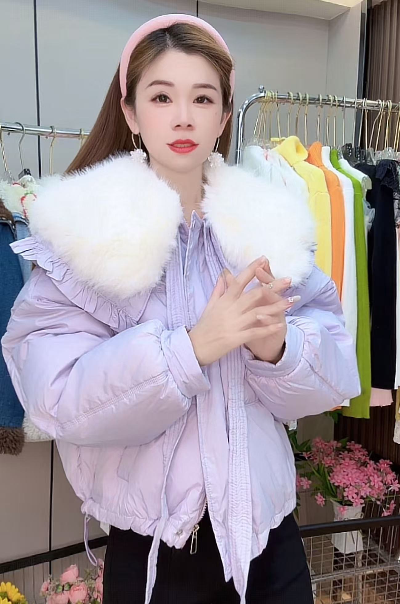 707#秋冬款毛毛外套